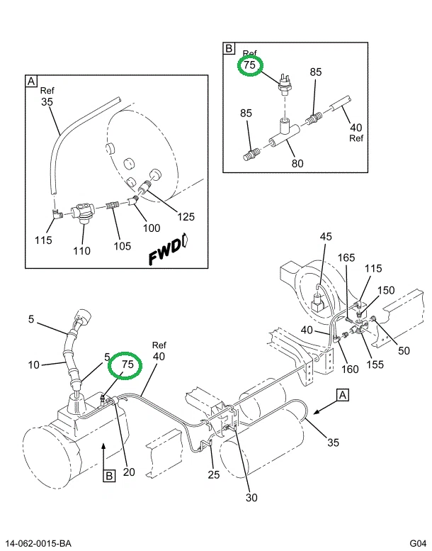 1621218C1 SWITCH AXLE LOW PRESS 2 SPD