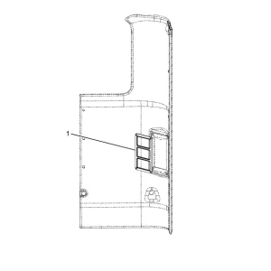 1649502C1 GRILLE ASSY RADIO SPEAKER