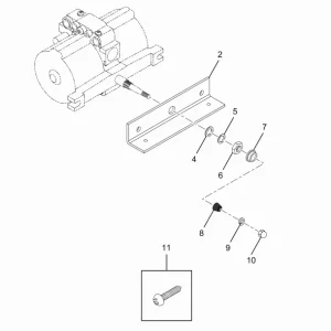 1653909C91 MOTOR ASSY W/S WIPER W/STD TAP
