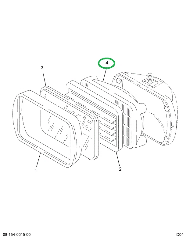 1660329C1 LAMP SEALED BEAM 12V-55 WATT F