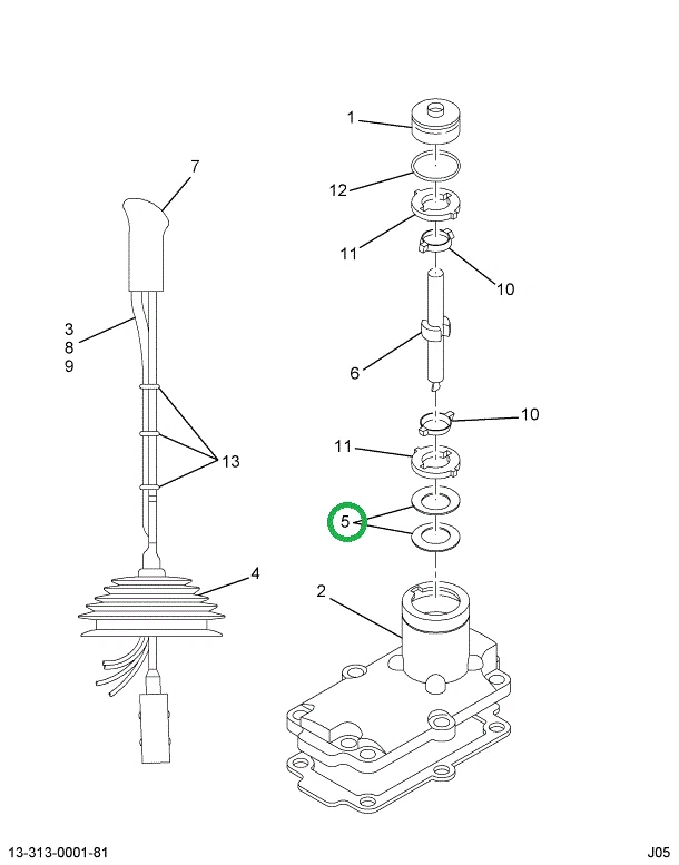 1677156C1 SPRING CONTROL LEVER