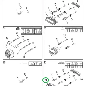 1687789C1 CONNECTR,CONNECTOR CABLE 5-WAY