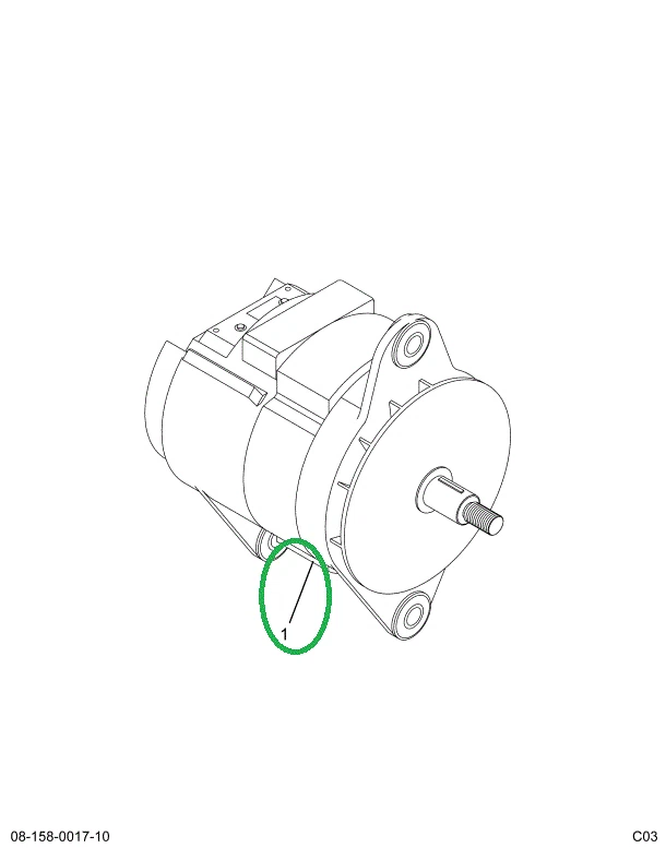 1694433C1 Brush, Alternator