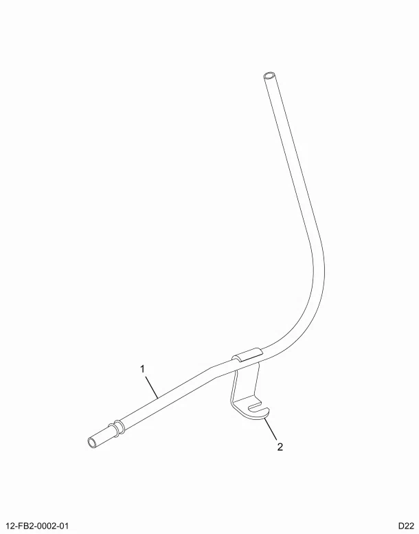 1821668C2 TUBE ASSY OIL LEVEL GAUGE