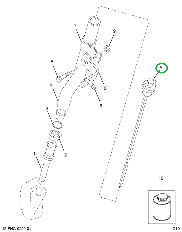 1821907C6 GAUGE OIL LEVEL