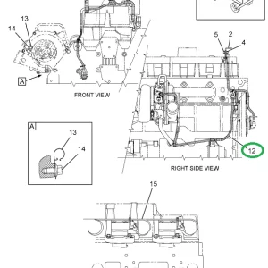 1838568C92 HARNESS WIRING AVNT OVERLAY
