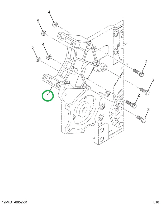 1841947C2 BRACKET ALTERNATOR