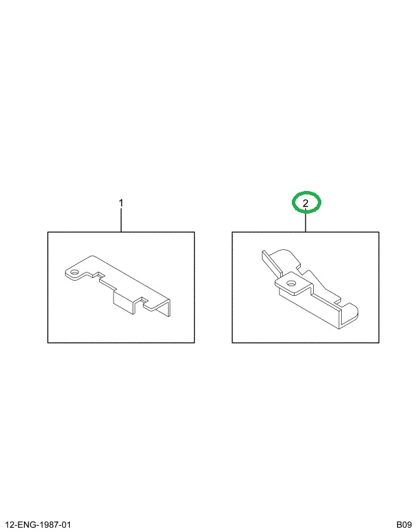 1844369C2 Bracket, Front Harness Guard