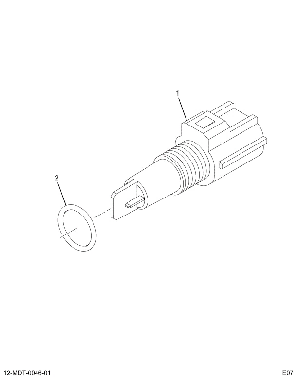 1872957C91 SENSOR ASSY WATER PROBE