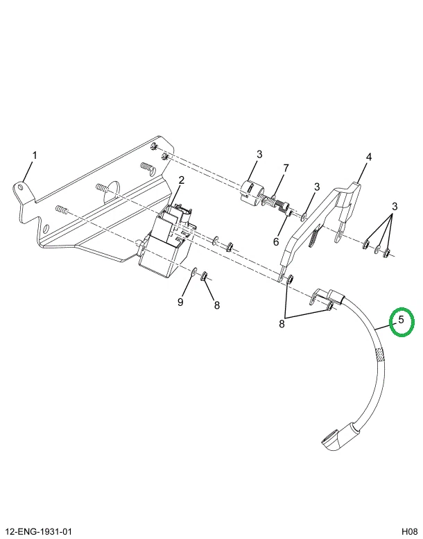 1882163C1 HARNESS ENGINE MIAH