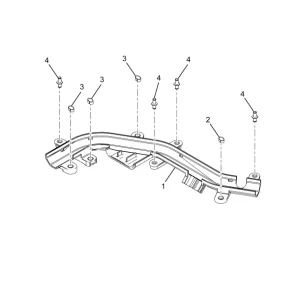 1890015C2 SHIELD ASSY HARNESS LOWER