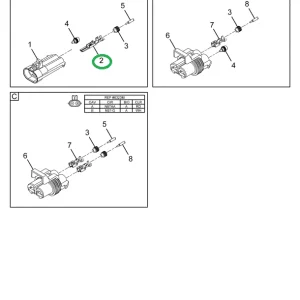 2025423C1 TERMINAL CABLE 480SERIES MALE