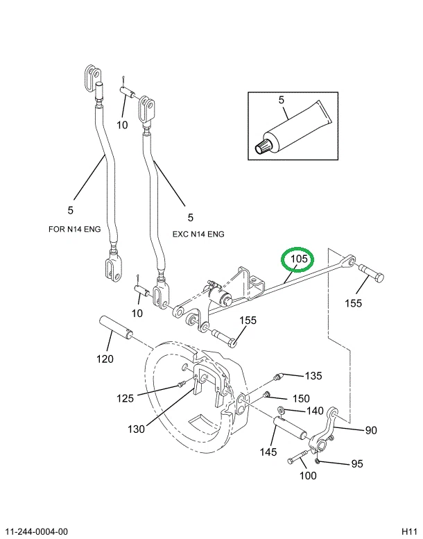 2025827C1 ROD ASSY CLUTCH CONTROL