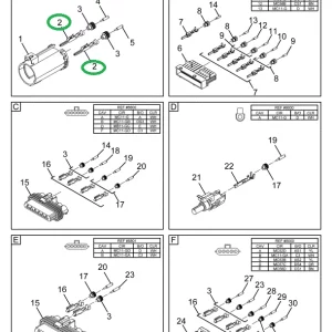 2033912C1 TERMINAL CABLE FOR 14GA ONLY