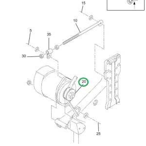 2042179C1 PULLEY ALTERNATOR