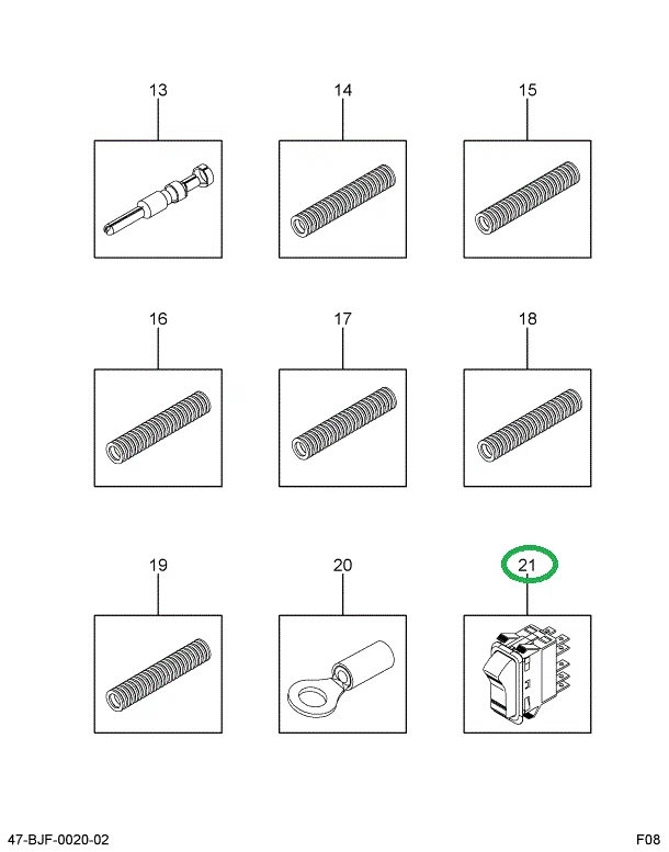 2206672C1 BODY CONNECTOR SWITCH 10 WAY
