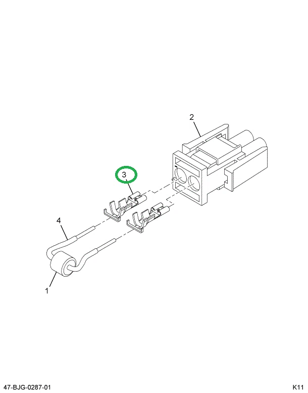 2206677C1 Terminal, Cable Socket 24-18 A