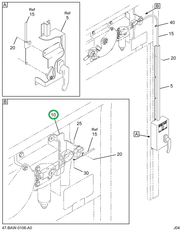 2210252C1 SUPPORT CABLE EMER CHILD RELE