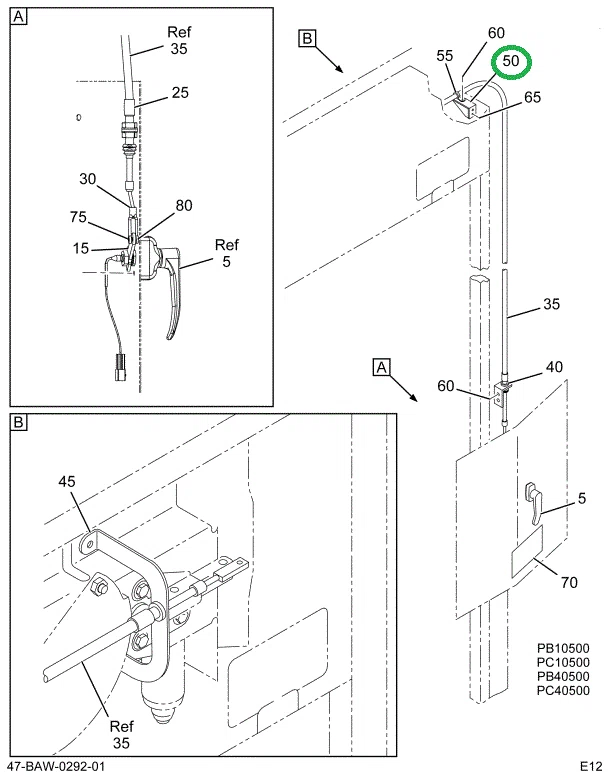 2210931C2 DOOR ELEC RELEASE BRKT CABLE