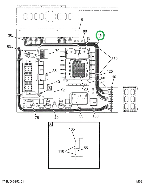 2224690C93 Harness, Heater Rear Left