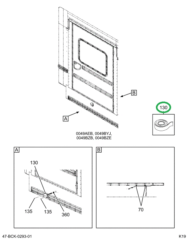 2228839C1 LIGHT ENTRY DOOR WHITE LED