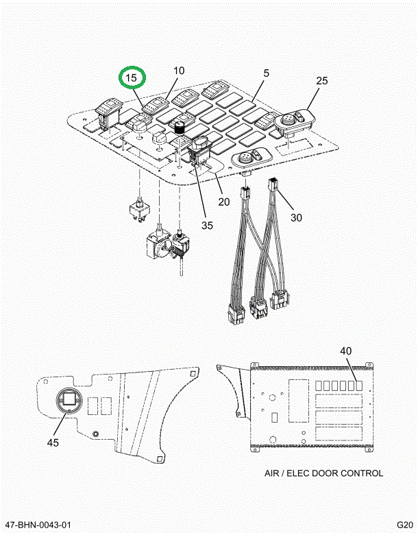 2229053C1 SWITCH ROCKER MOMENTARY ON/O