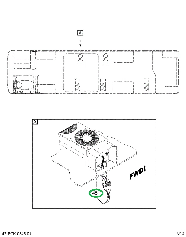 2230126C91 Harness L Auxiliary Heater, Re