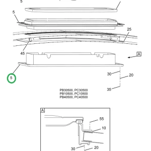 2230823C92 PANEL, BUS BODY , RHTCH ALARM