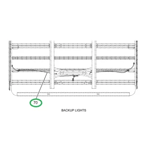 2232667C91 Harness, Backup Alarm, 218 In.