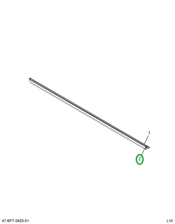 2234604C1 Bulb, Seal 15.5 Inch Window