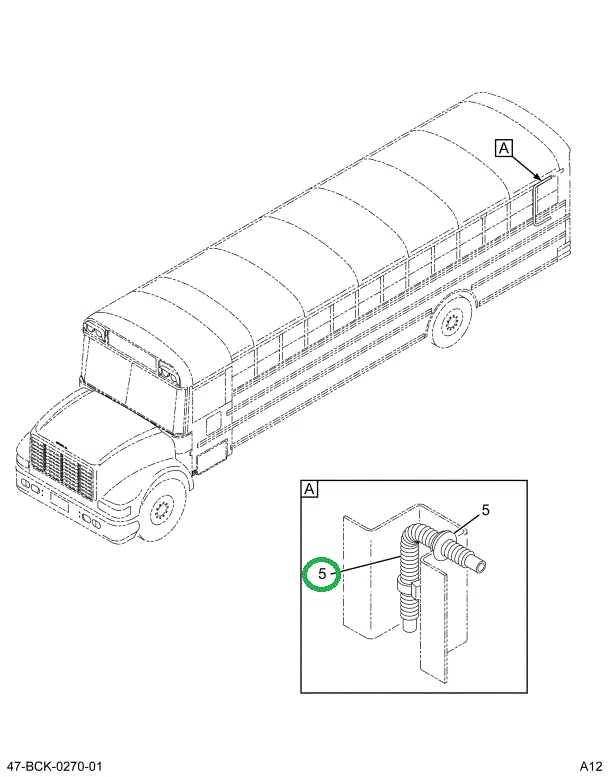 2234798C91 Harness Transition Rear Stop A