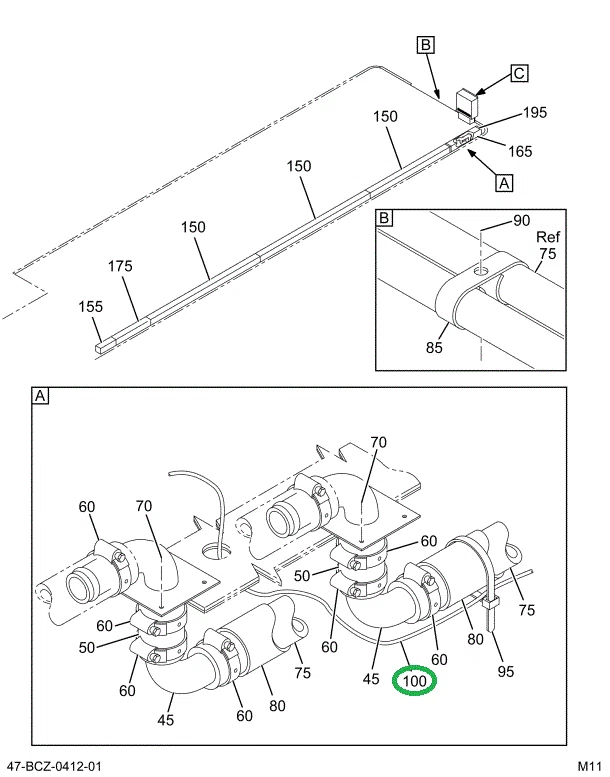 2235527C91 Harness R Auxiliary Heater Rea