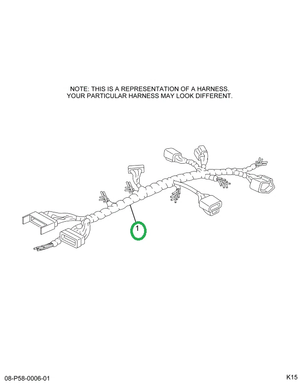 2236686C92 Harness, Light Mounting Master