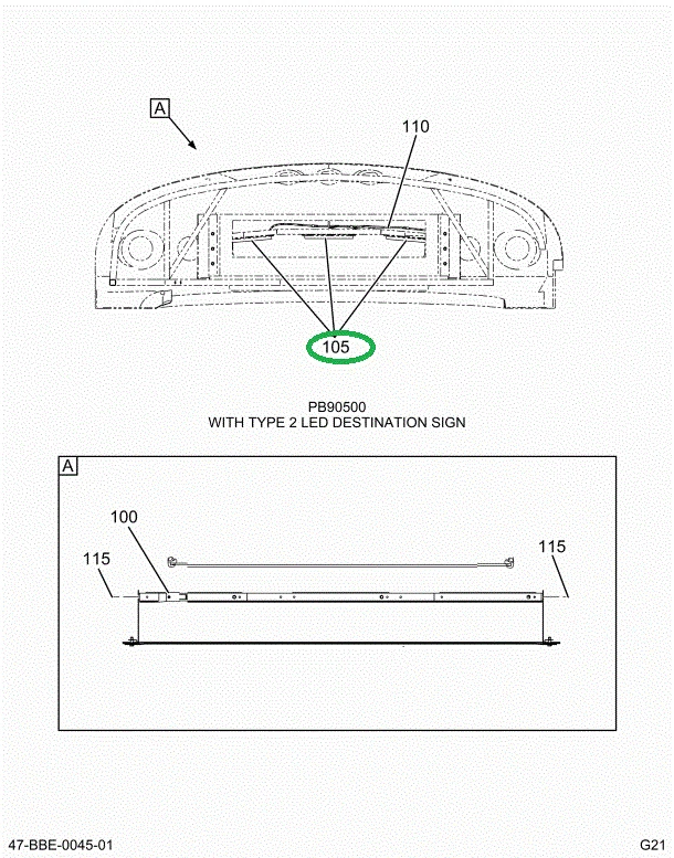 2236769C2 LIGHT , LED STRIP, DESTINATION