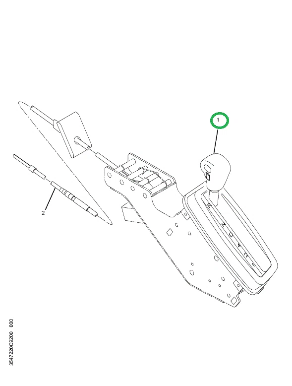 2505903C1 HANDLE CONTROL SHIFT SELECTOR