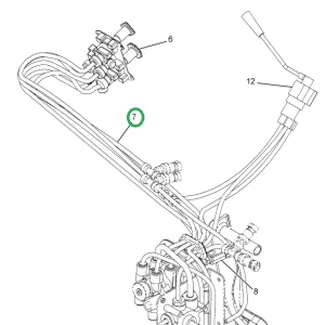 2506190C91 HARNESS,AIR TUBE*TRACTOR HAND