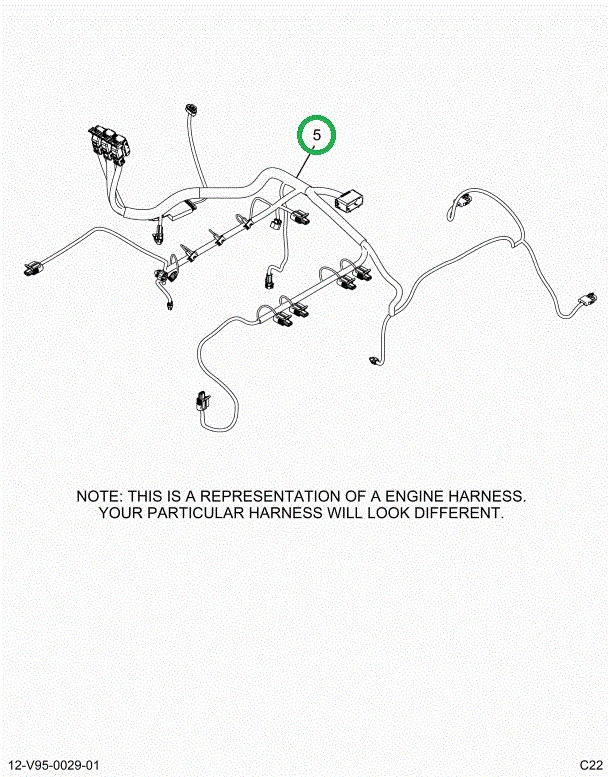 2514742C91 Harness, Engine, Master, N13 W