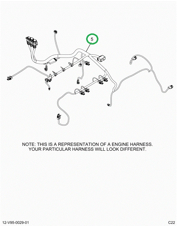 2515047C91 Harness, Master, Cab To Engine