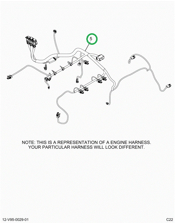 2515052C91 Harness, Master, Cab To Engine