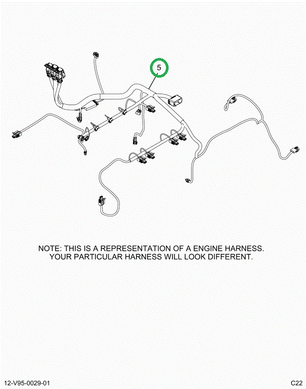 2515279C91 Harness, Master, Cab To Engine