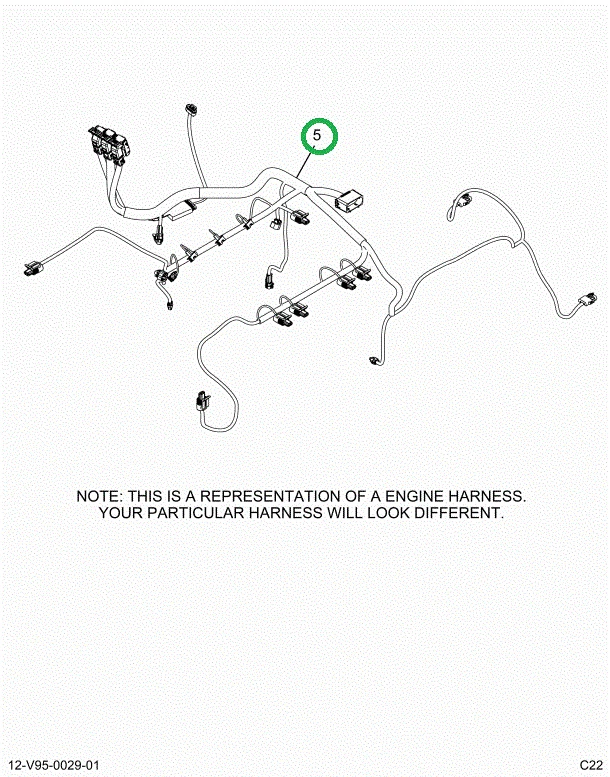 2515282C91 Harness, Master, Cab To Engine