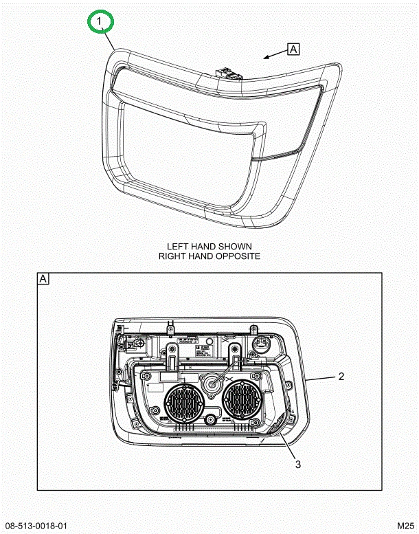 2515352C92 LAMP, ASSEMBLY, RH TURN