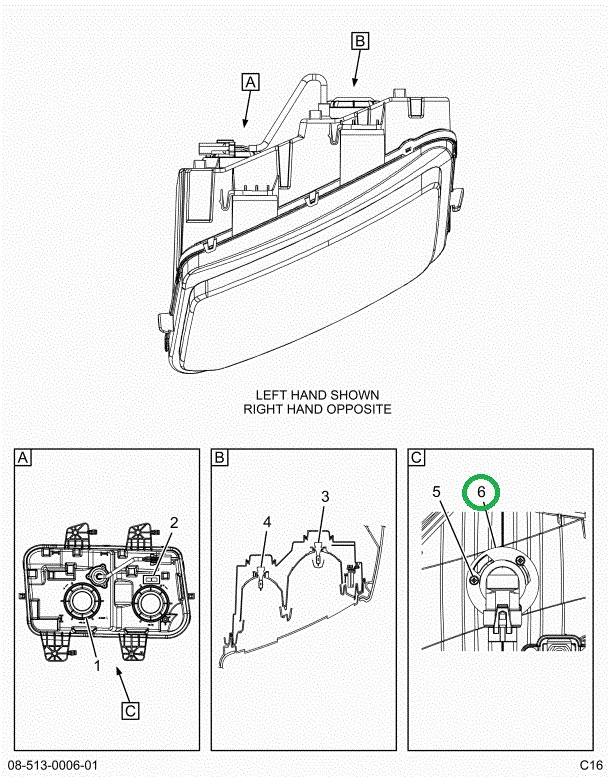 2515354C1 HOLDER, BULB BLK