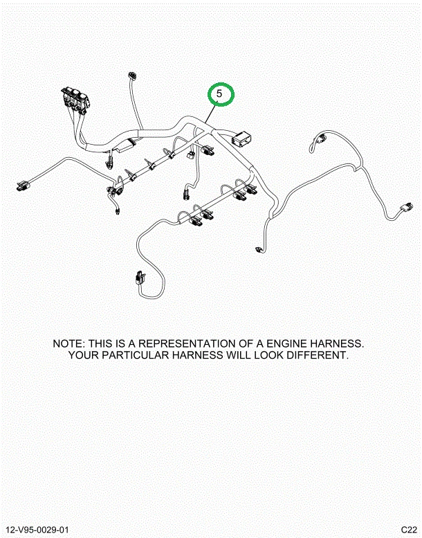 2515844C91 Harness, Master, Harness Isb