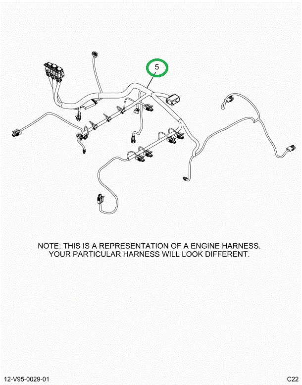 2515845C91 Harness, Master, Harness Isb