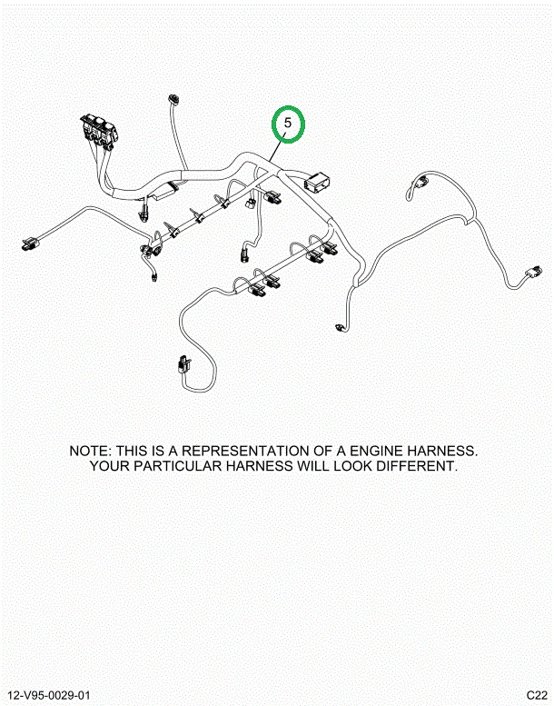 2515848C91 Harness, Master, Harness Isb