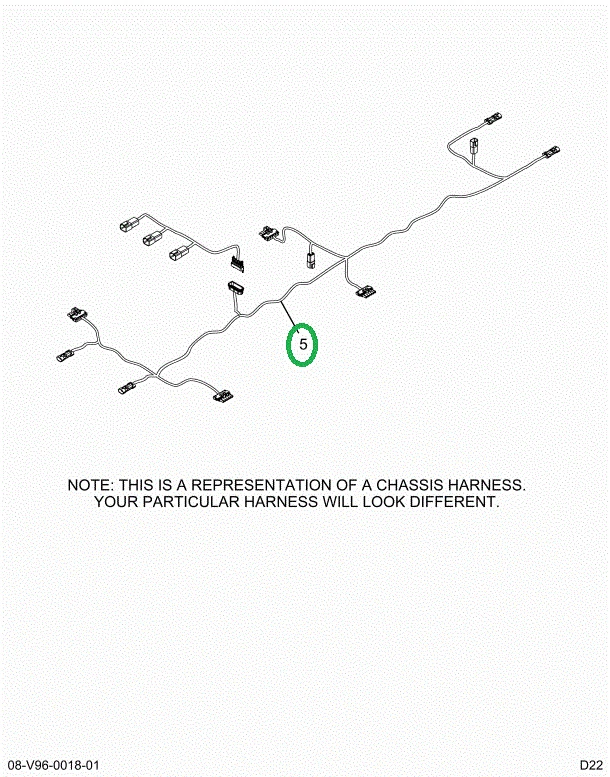 2516340C91 Harness, Master, N13 Forward,