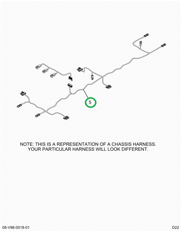 2516341C91 Harness, Master, N13 Forward,
