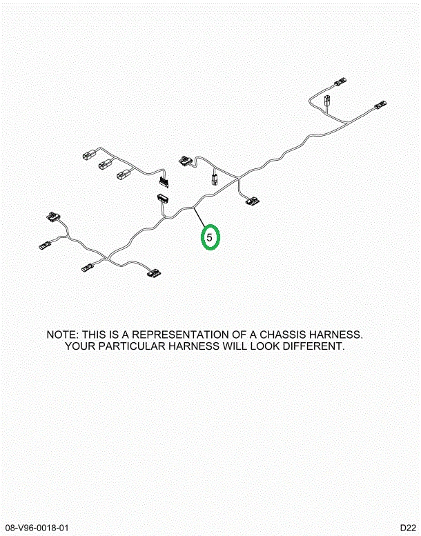 2516344C91 Harness, Master, N13 Forward,