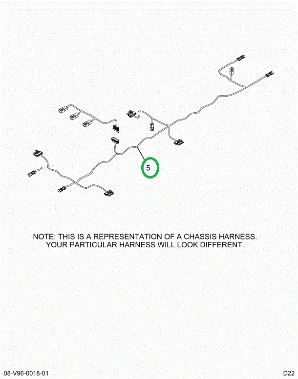 2516346C91 Harness, Master, N13 Forward,